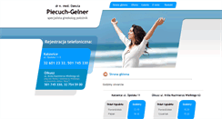Desktop Screenshot of piecuch-gelner.pl