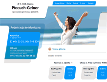 Tablet Screenshot of piecuch-gelner.pl